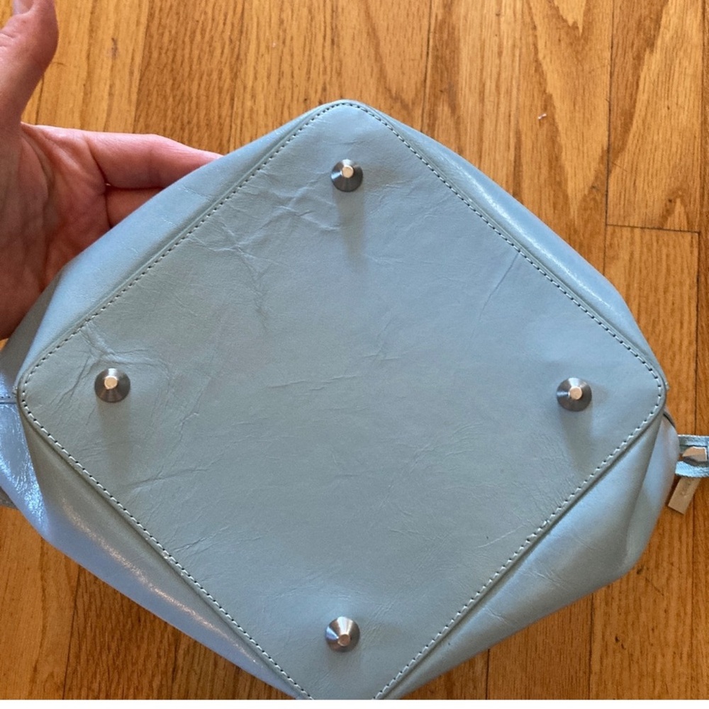 Chic Light Blue Hobo Bag